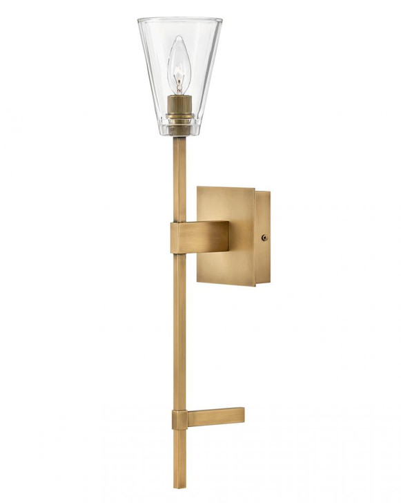 Auden Bath Vanity Light, 1-Light, Brass, 5"W (50640HB 9U76M)