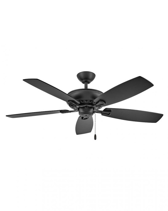 Highland Ceiling Fan, 5-Blade, Matte Black, Matte Black Blades, 52"W (904152FMB-NIA 9U2DJ)