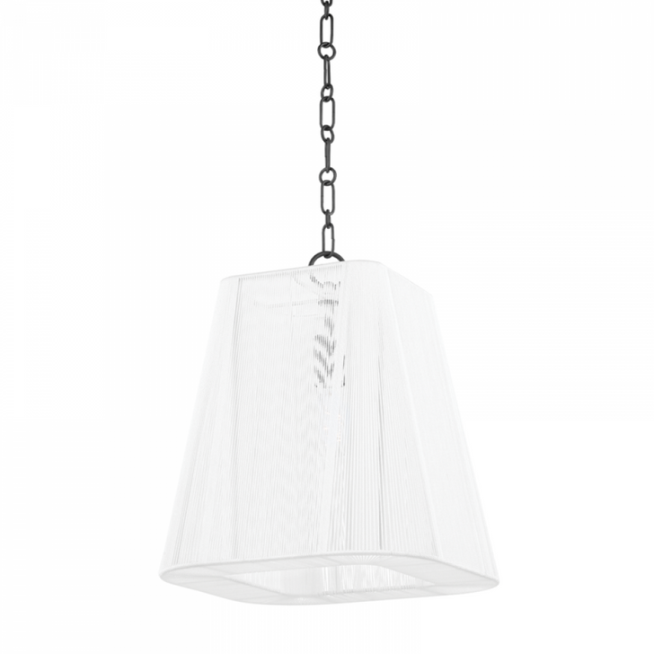 Verona Beach Small Pendant, 1-Light, Old Bronze, 15.75"H (7614-OB 9W7ML)