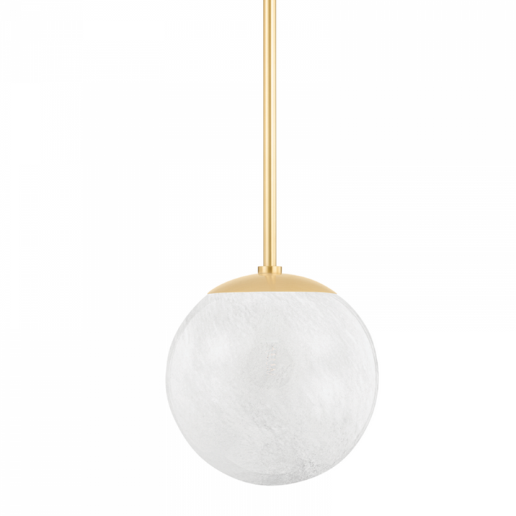 Burlington Pendant, 1-Light, Aged Brass, 12.5"H (1313-AGB A8N52)