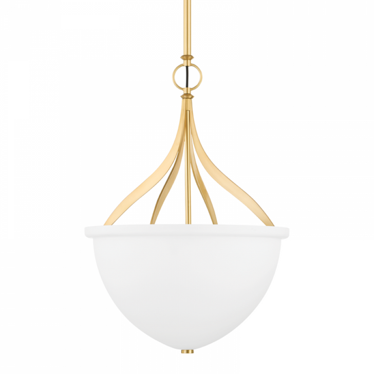 Browne Pendant, 3-Light, Aged Brass, 24.25"H (2817-AGB A8N5E)