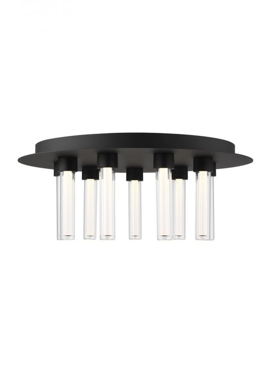 Kola Flush Mount, 9-Light, LED, Black, 22"W (700FMKLA22B-LED927 70PDJTG)