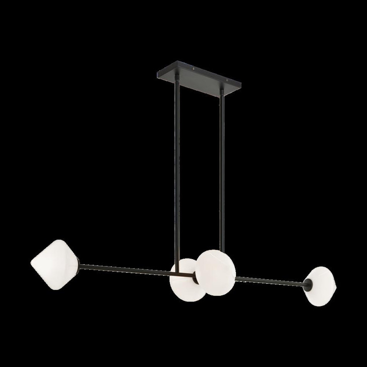 Novo Chandelier, 4-Light, Black, 47.40"L (C81744BKOP 305XQZF)