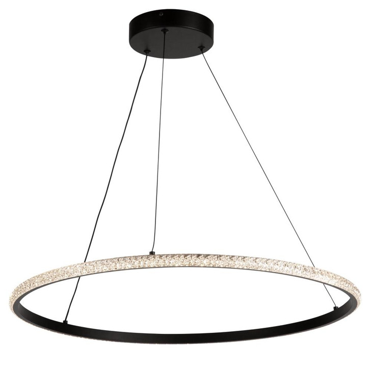 Nova Pendant, LED, Black, 23.6"W (AC6712BK 340430P1)