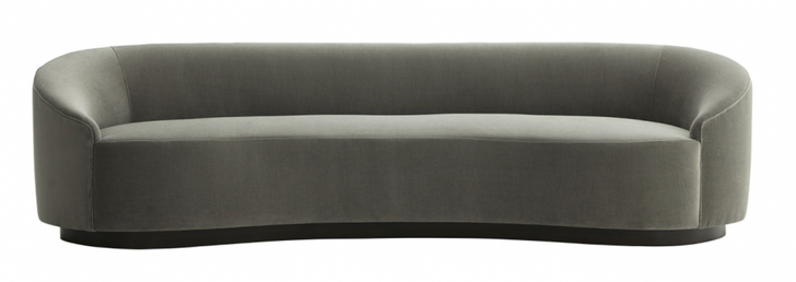 Turner Sofa, Sharkskin Cotton Velvet, 108"W (8032 3CNJP)