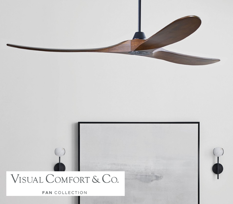 Visual Comfort Fan Collection Maverick 88-in Ceiling Fan Details Image
