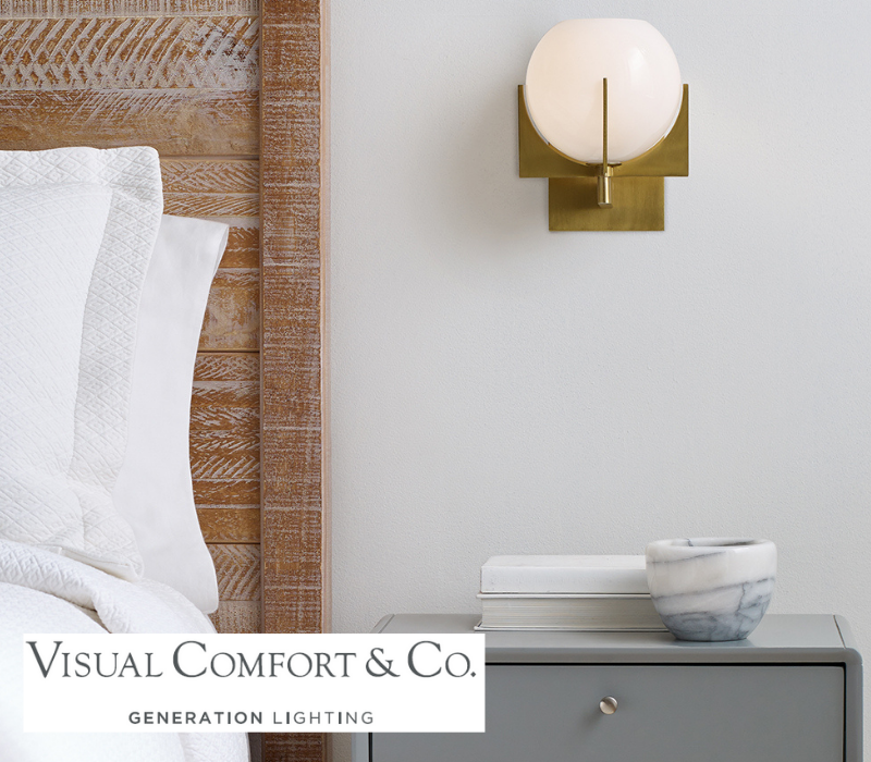 Generation Lighting Abbott Sconce Bedroom lifestyle image