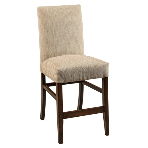 Amish Sheldon Upholstered Bar Chair — product view