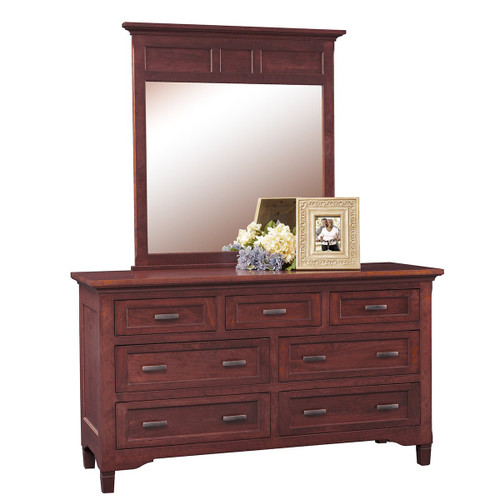 Amish Lexington Bedroom 7 Drawer Dresser — product view 2