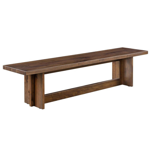 Sophia Amish Modern Trestle Dining Bench — product view 2