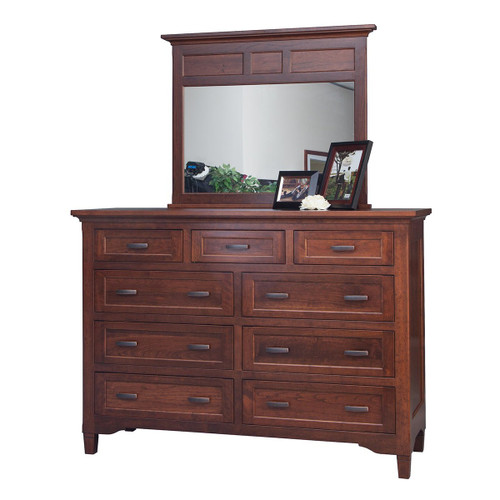 Amish Lexington High 9 Drawer Dresser — product view 2