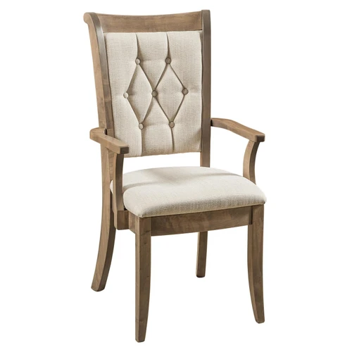 Amish Chelsea Upholstered Dining Chair — product view 2