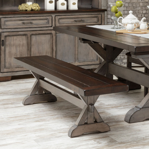 Amish Hudson 68" Trestle Dining Bench - Quick ship — product view