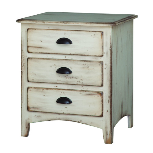 Amish Concord 3-drawer Solid Wood Nightstand — product view