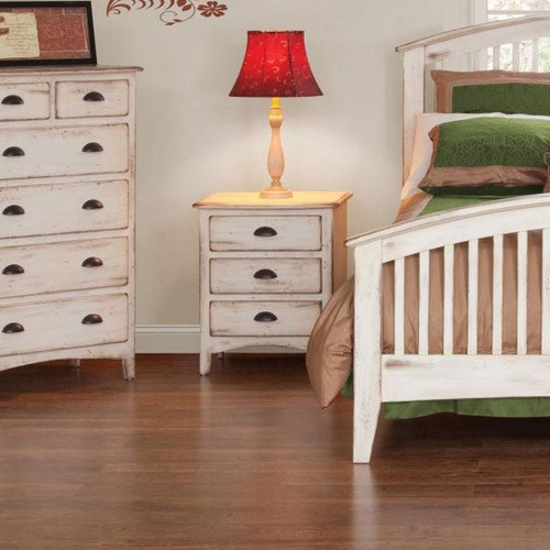 Amish Concord 3-drawer Solid Wood Nightstand — product view 2