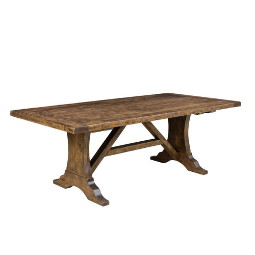 Westin Amish Solid Wood Trestle Dining Table — product view 2