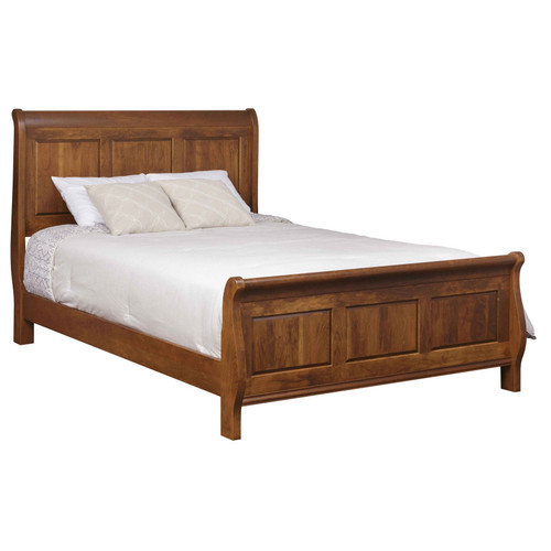 Plymouth Amish Solid Wood Sleigh Bed — product view 2