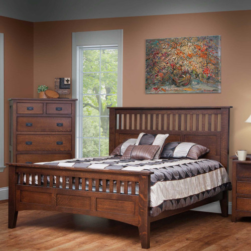 Amish Mission Antique Slat Bed — product view