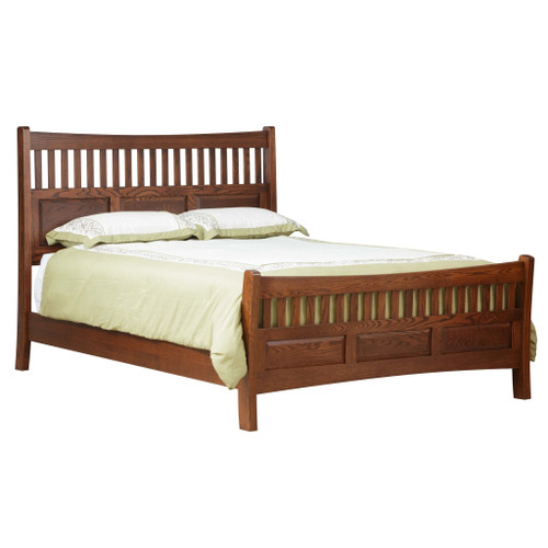 Amish Lane Solid Wood Mission Slat Bed — product view 2