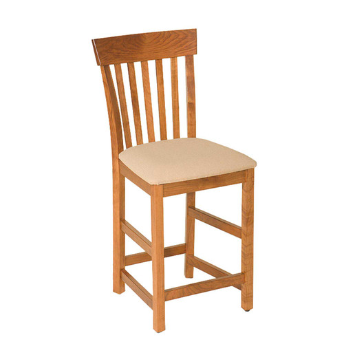 Amish Trenton Low Back Bar Chair — product view 2