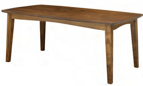 Barlow table — actual manufacturer photograph; selected size, components, wood and finish may differ