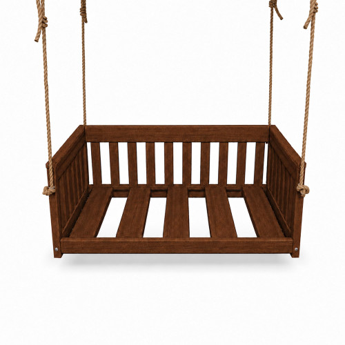 Ecommersify Inc 50-Inch Mission HDPE Poly Deep Seating Porch Swing, Amish Made in USA