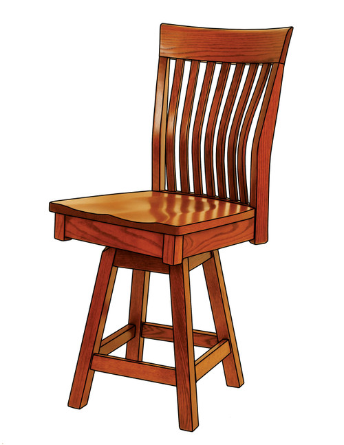 Christy swivl stool O.png — actual manufacturer photograph; see description for pictured model scope
