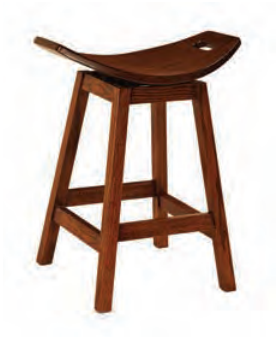 Wilford saddle-seat design reference, swivel companion — actual manufacturer photograph; see description for pictured model scope