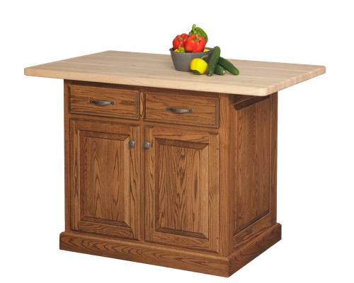 2502 Traditional island base; shown with separately sold top and any pictured seating/accessories; manufacturer photo d008556059d1
