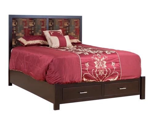 Tuscany 150 complete bed demonstrating 196 footboard drawer unit; upholstered headboard, mattress and bedding excluded; source 35771c820a570c3c