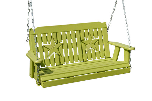 Ecommersify Inc Starback HDPE Poly Porch Swing, Solid Colors, Amish Made in USA