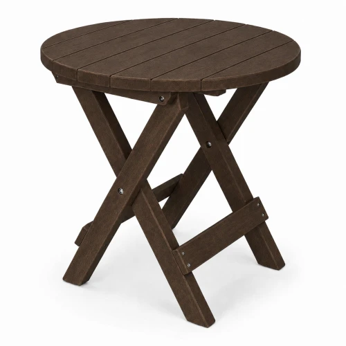 Ecommersify Inc Round HDPE Poly Outdoor Bistro Table, Amish Made in USA