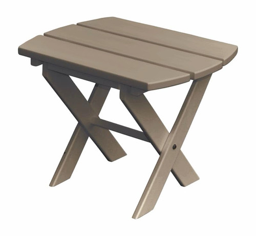 Ecommersify Inc HDPE Poly Folding Outdoor End Table, Amish Made in USA