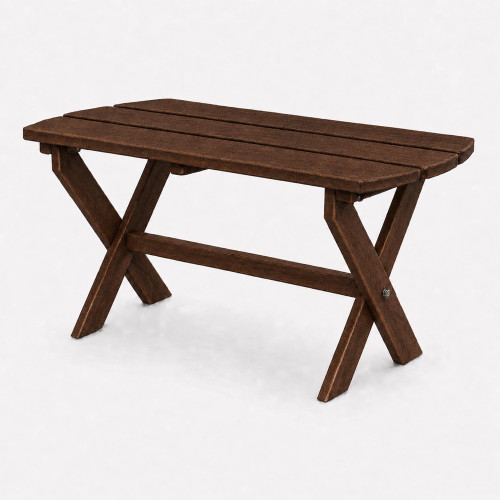 Ecommersify Inc HDPE Poly Folding Outdoor Coffee Table, Amish Made in USA
