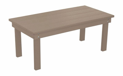 Ecommersify Inc HDPE Poly Outdoor Coffee Table, Amish Made in USA