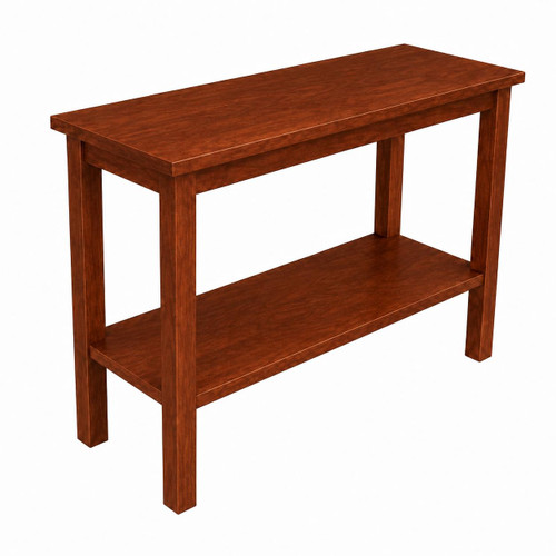Ecommersify Inc Solid Wood Console Table with Shelves, Amish Made in USA