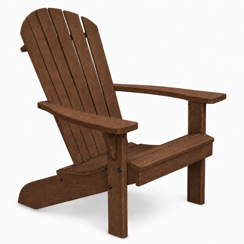 Ecommersify Inc Sunburst Slat HDPE Poly Adirondack Chair, Amish Made in USA