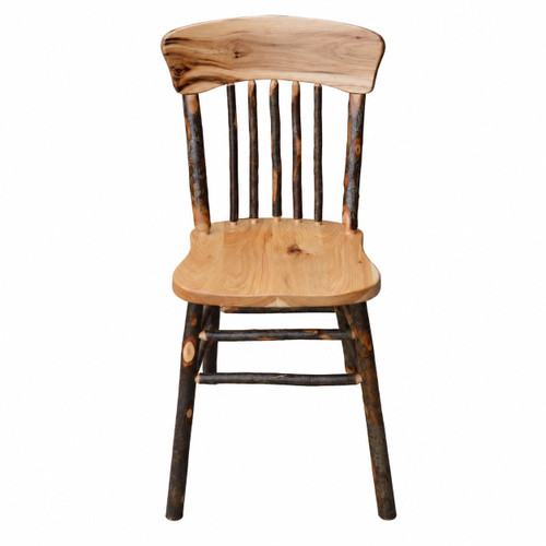 Ecommersify Inc Hickory Panel Back Dining Side Chair, Amish Made in USA