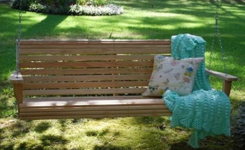 Ecommersify Inc 6-Foot Cypress Rollback Porch Swing