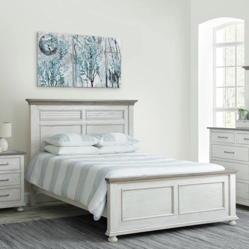 Amish Hickory Grove 5p Queen Rustic Bedroom Set - Quick Ship — product view 2