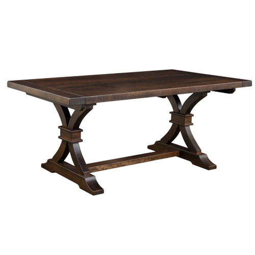 Sherwood Amish Trestle 6pc 72" Dining Table & Chair Set — product view 2