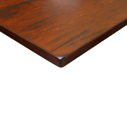 36" x 52" Hand Planed 1-1/4" Thick Plank Kitchen Island Top — product view