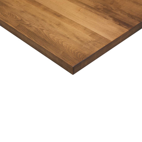 36" x 66" Plank w/ 2” Thick Edge Kitchen Island Top — product view