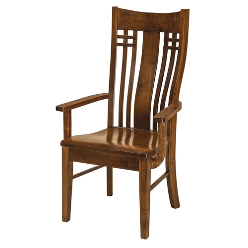 Amish Bennett Arm Dining Chair — product view 2