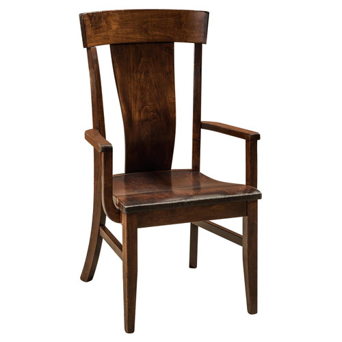 Baldwin Amish Solid Wood Arm Chair — product view 2
