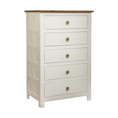 Amish Alto Solid Wood 36" 5 Drawer Chest of Drawers — product view 2