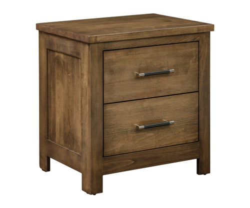 Amish Brooklyn 2 Drawer Nightstand — product view 2