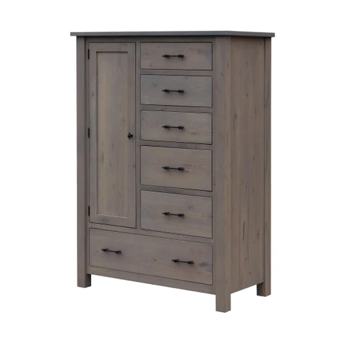 Amish Heirloom Mission Bedroom Chifferobe — product view 2