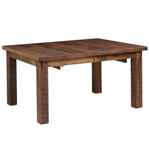 Amish Houston Rustic Leg Dining Table — product view 2