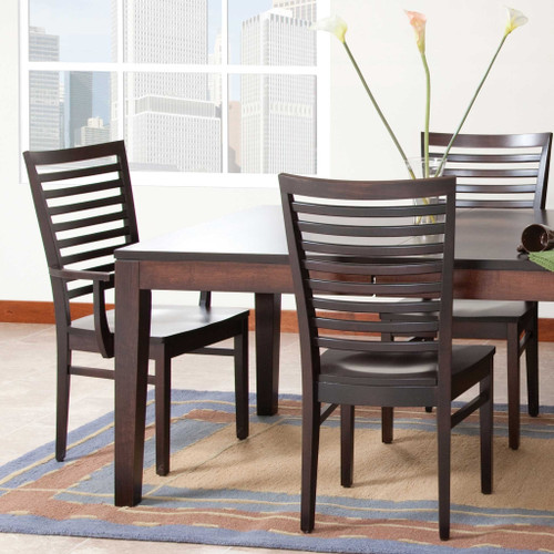 Amish Tuscany Modern Ladder Back Dining Chair — product view